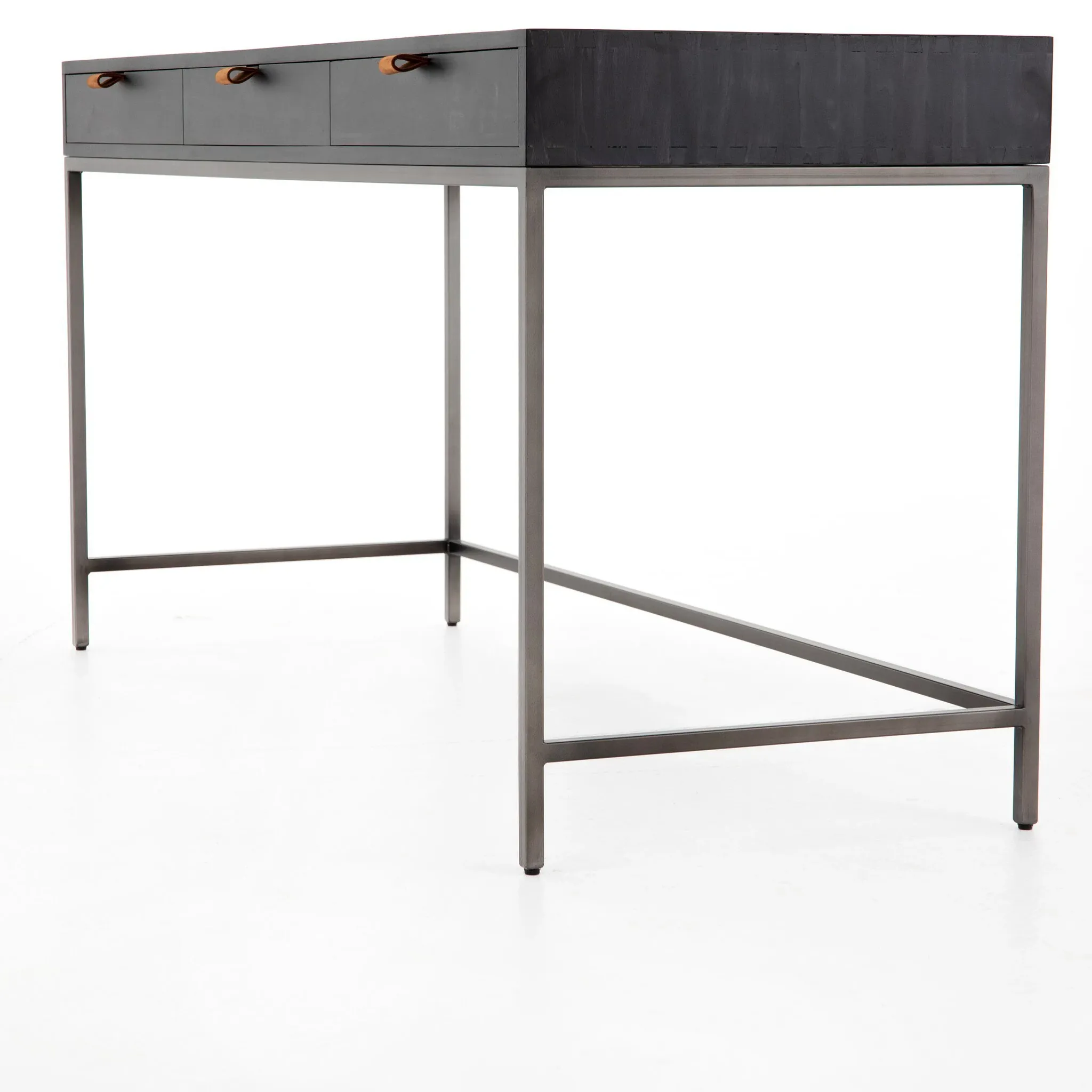 Four Hands Eddie Black Writing Desk