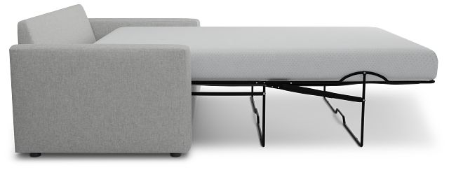 Siesta Delray Light Gray Fabric Memory Foam Sleeper