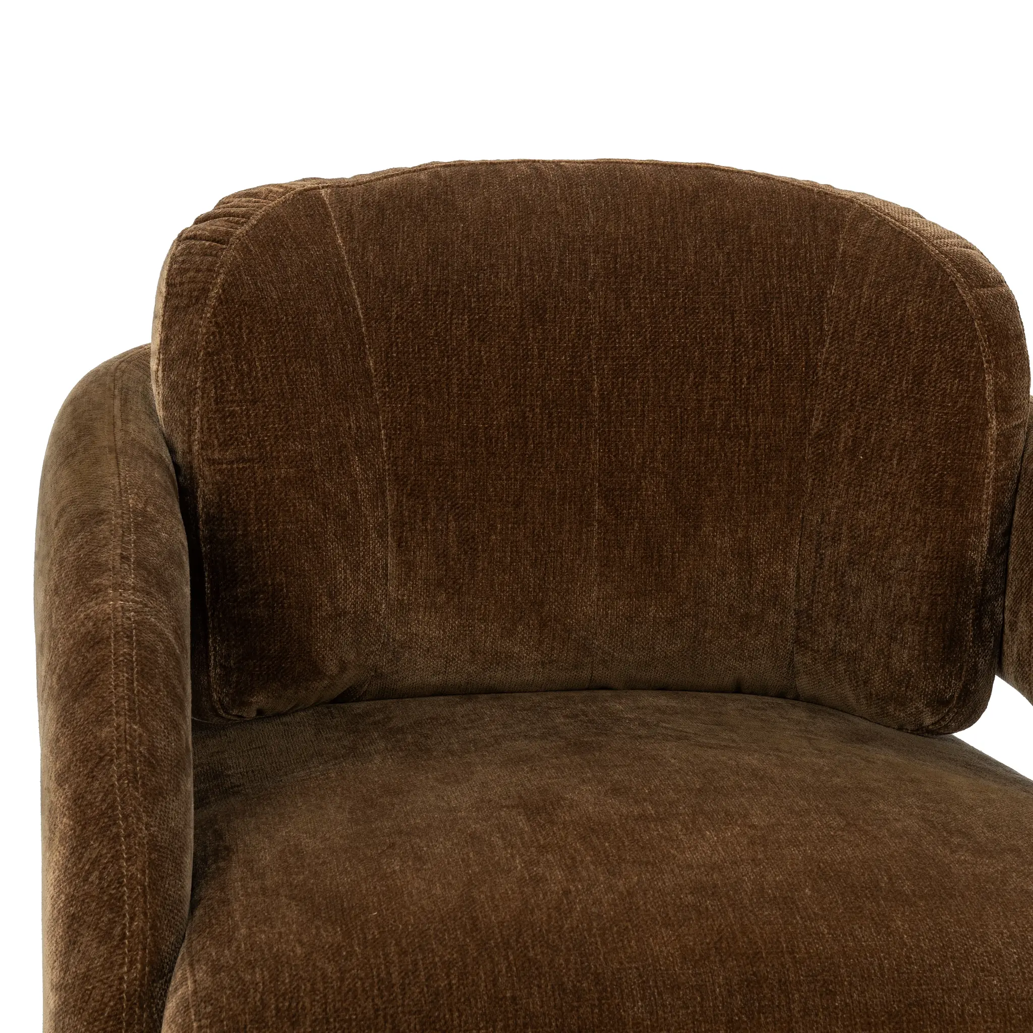 Indo Brown Fabric Accent Chair Indo Brown Fabric Accent Chair