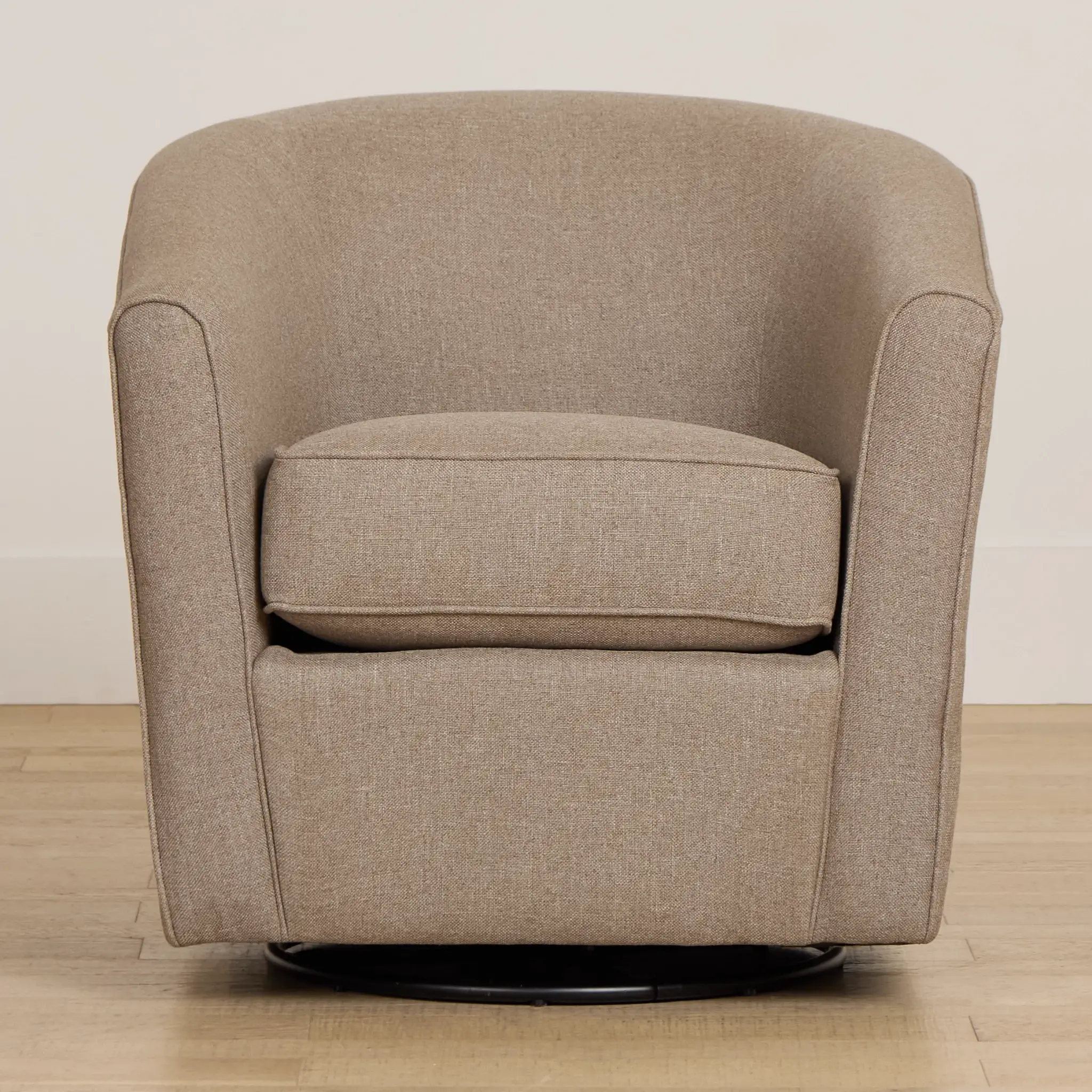 Tate Brown Fabric Swivel Chair Tate Brown Fabric Swivel Chair