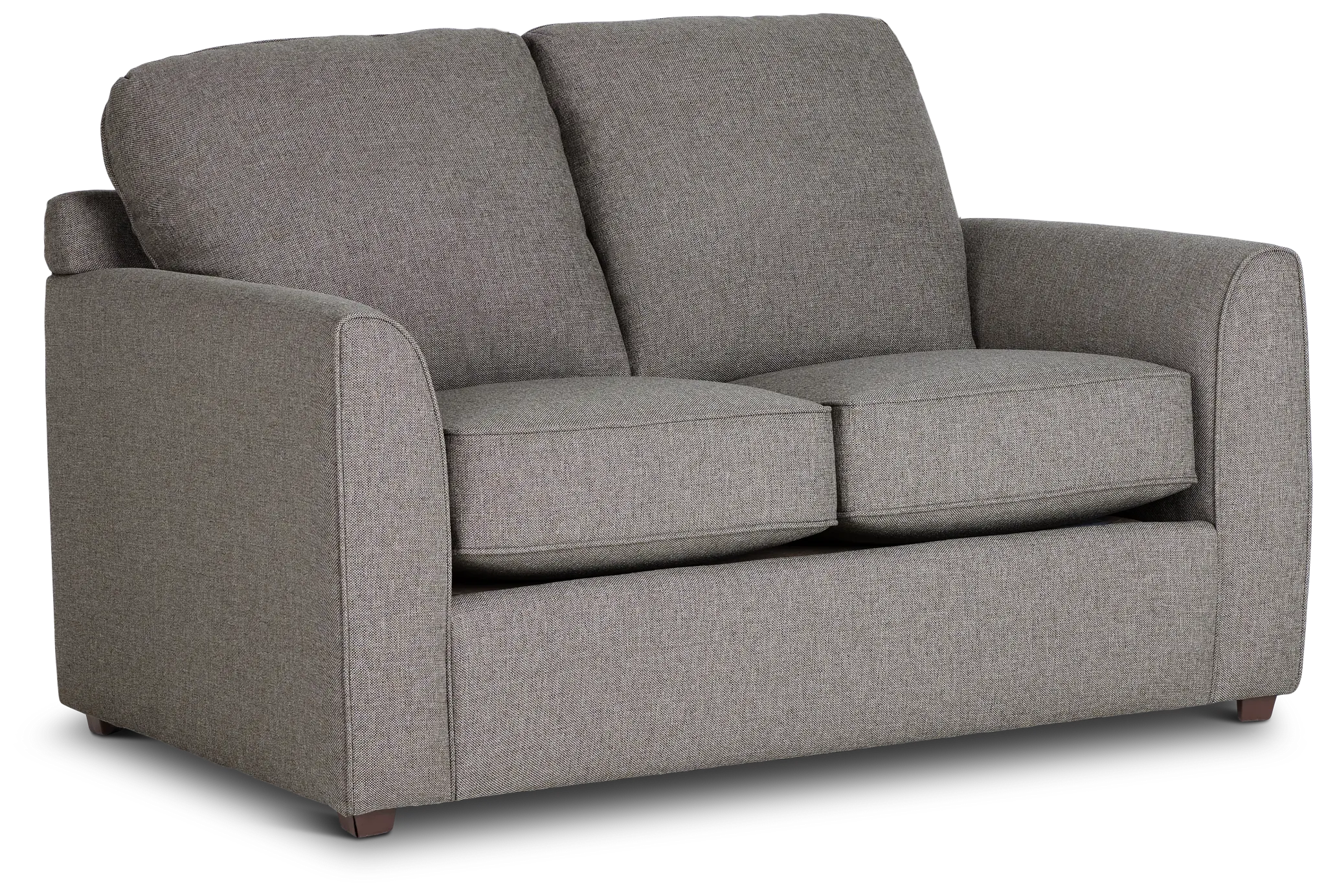 Asheville Brown Fabric Loveseat