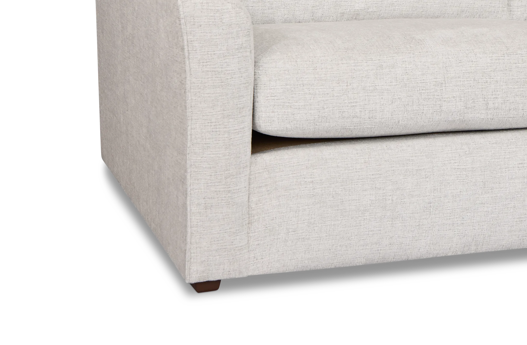Miller Light Gray Fabric Sofa