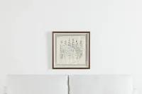 Geo Gray Framed Wall Art