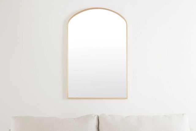 Hudson Gold Medium Mirror