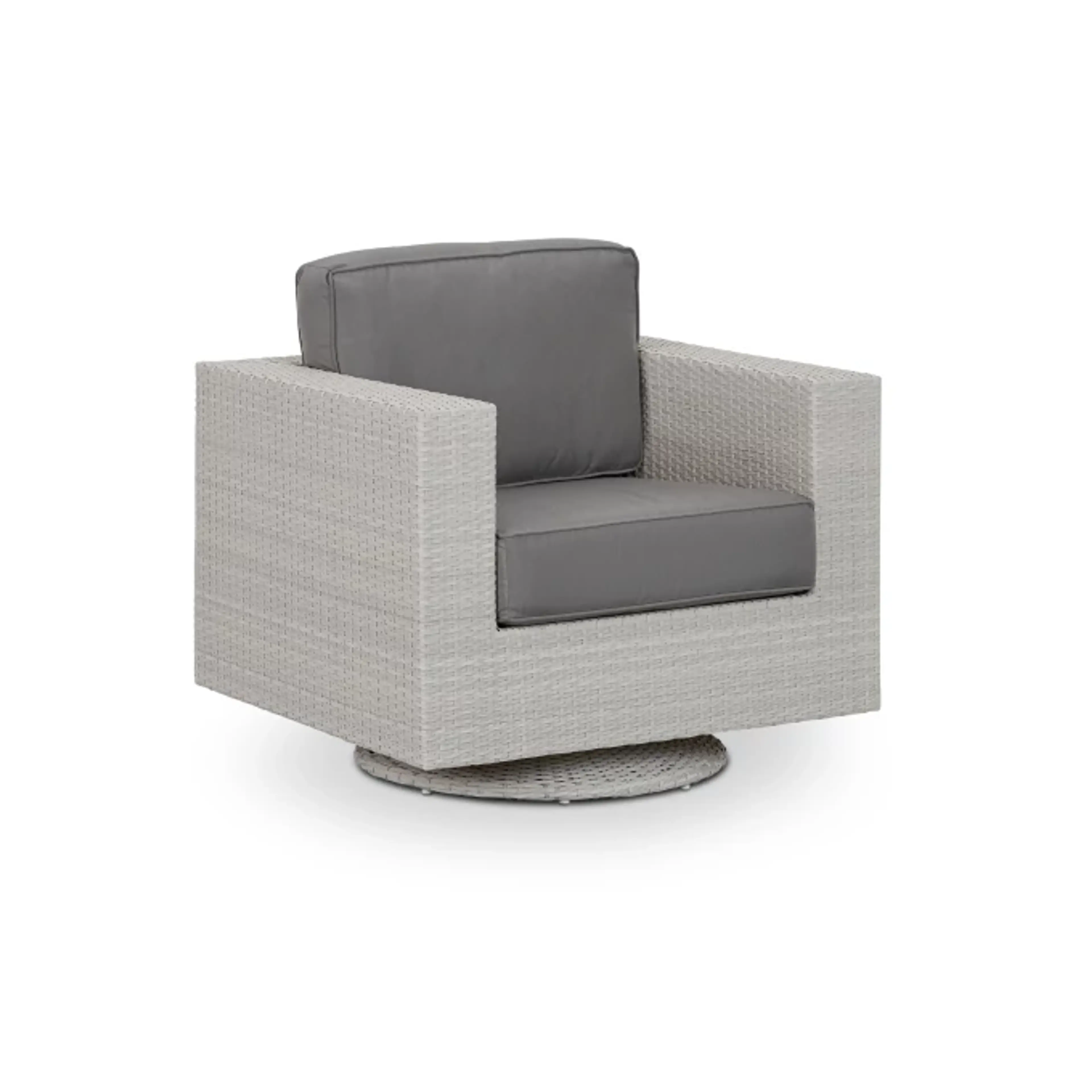 Biscayne Gray Swivel Chair