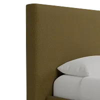 Grayton Elite Dark Green 54" Upholstered Platform Bed