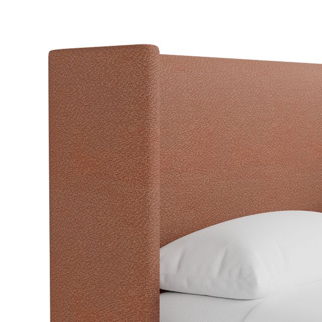 Captiva Sutton Orange 48" Upholstered Shelter Bed