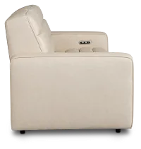 Sawyer Ivory Micro 3-piece Modular Power Sofa