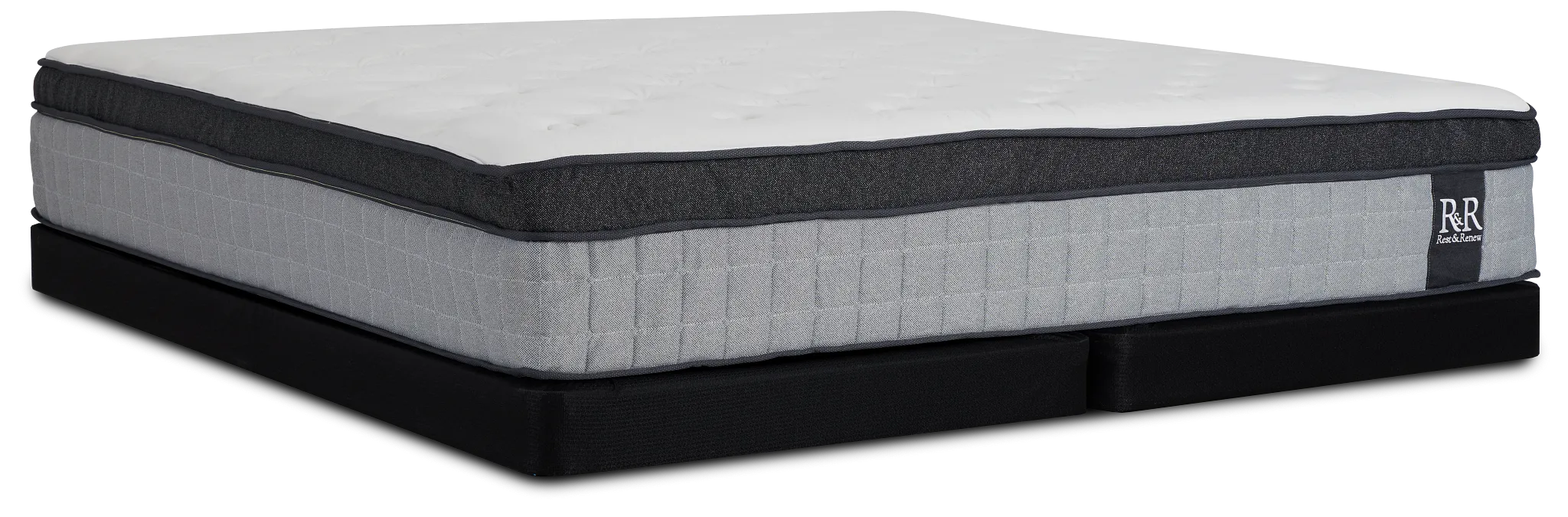 Rest & Renew By Zinus Pocket 14" Low-profile Mattress Set