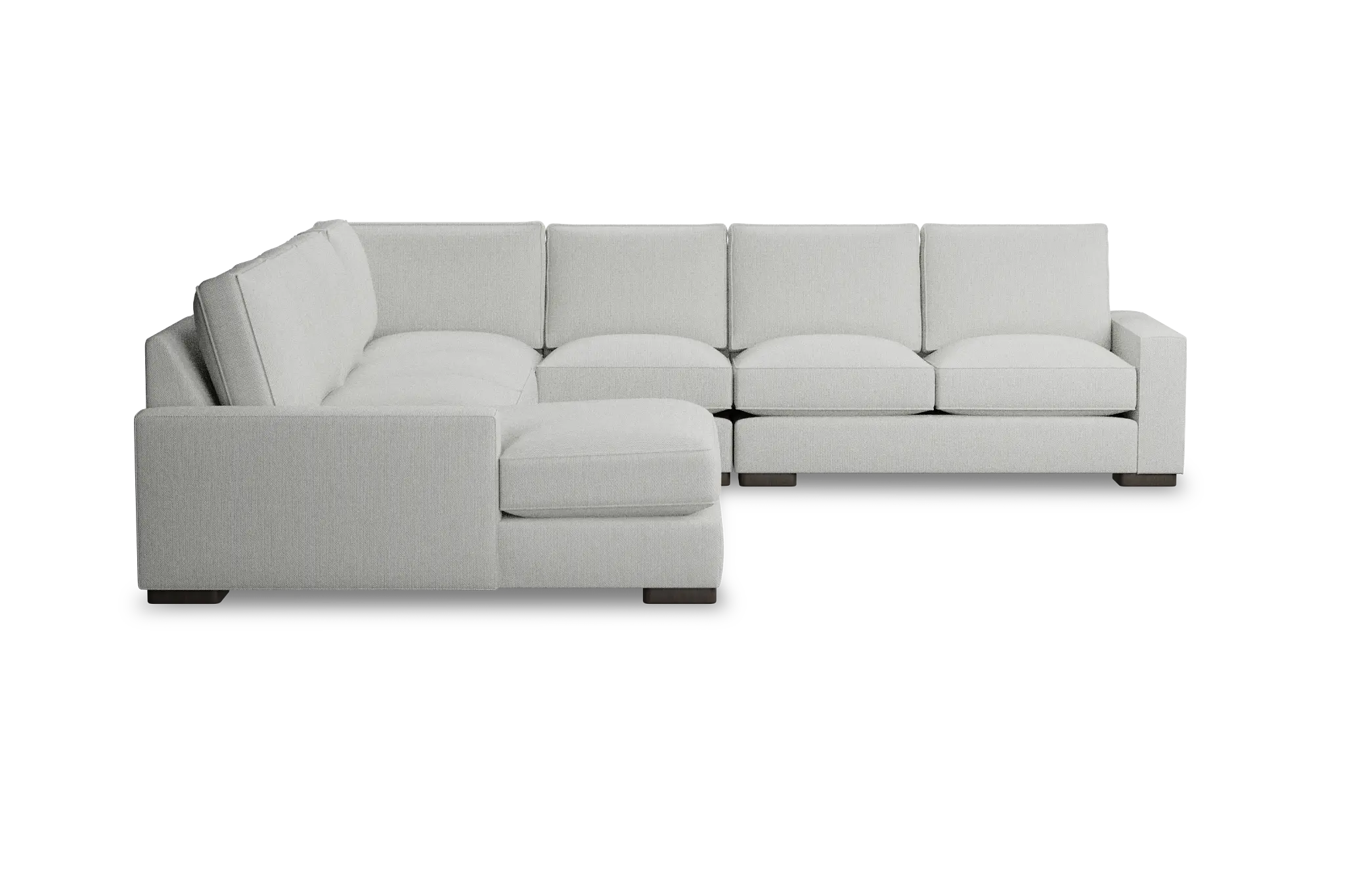 Edgewater Revenue White Large Left Chaise Sectional Edgewater Revenue White Large Left Chaise Sectional