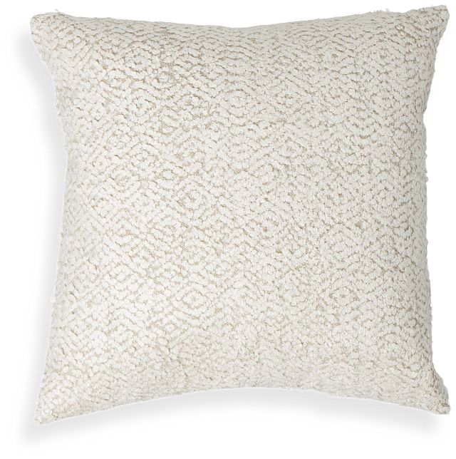 Mariso Ivory Square Accent Pillow