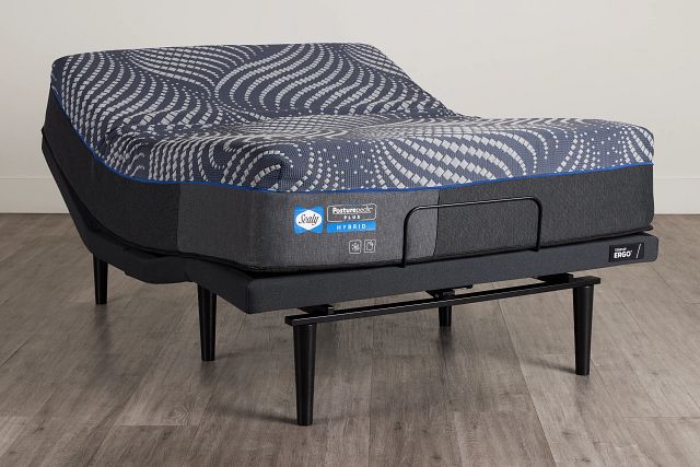 Sealy Posturepedic Plus Hybrid Brenham Soft Ergo 3.0 Adjustable Mattress Set