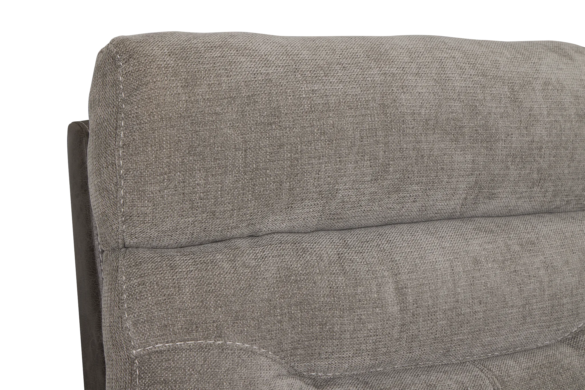 Travis Gray Fabric Small Two-arm Power Reclining Sectional