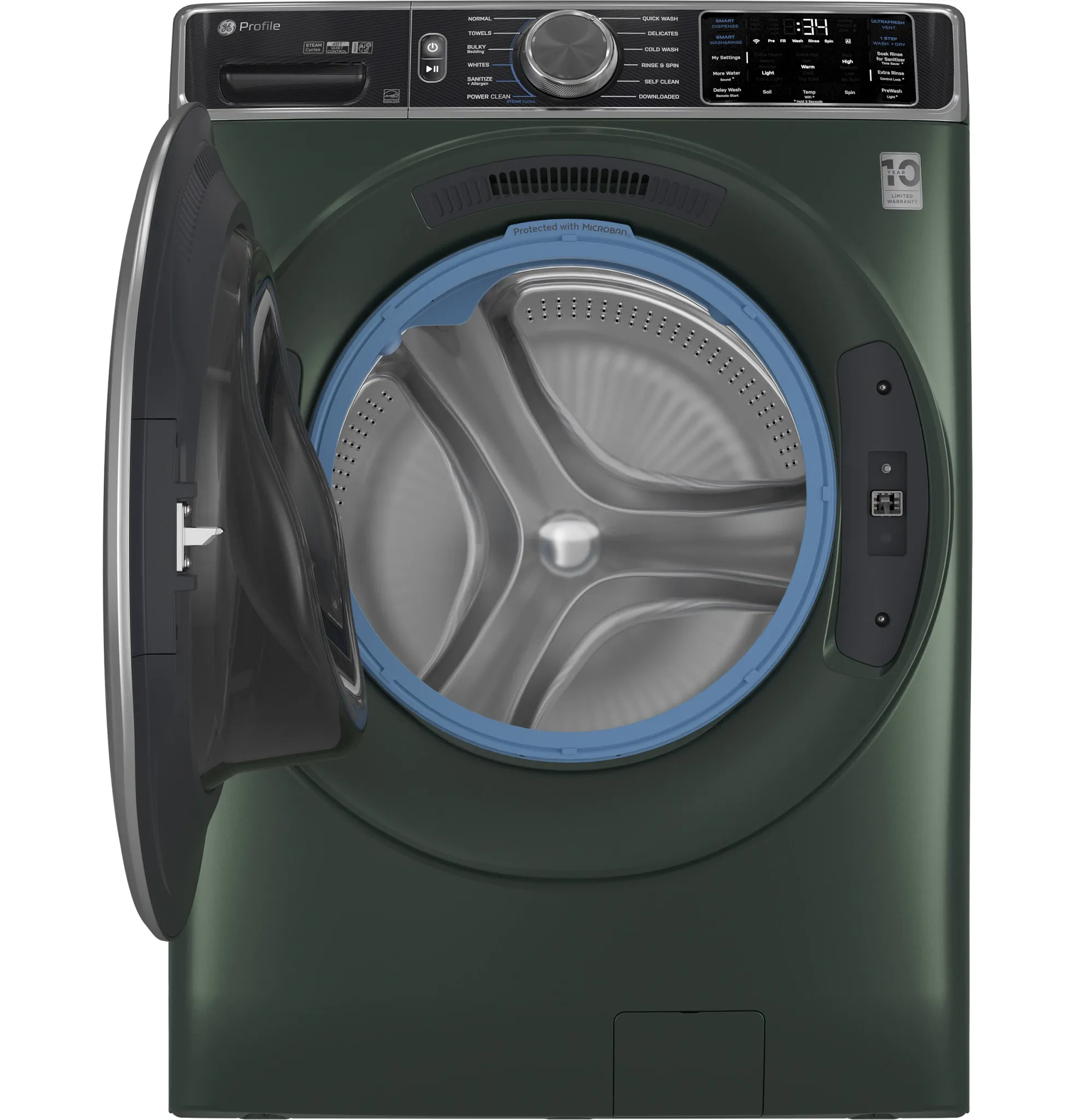 Ge Profile 955 Series Green Front Load Washer