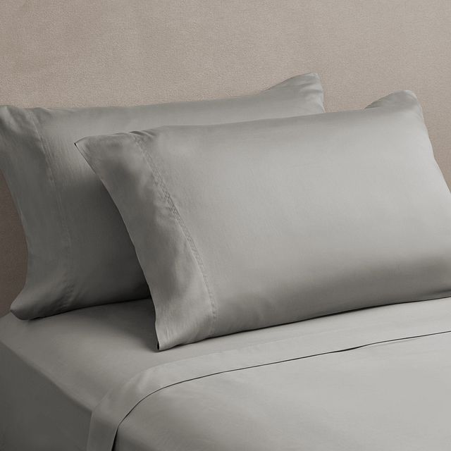 Rest & Renew Egyptian Cotton Gray 400 Thread Sheet Set