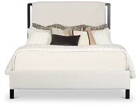 Highland Black Uph Panel Bed