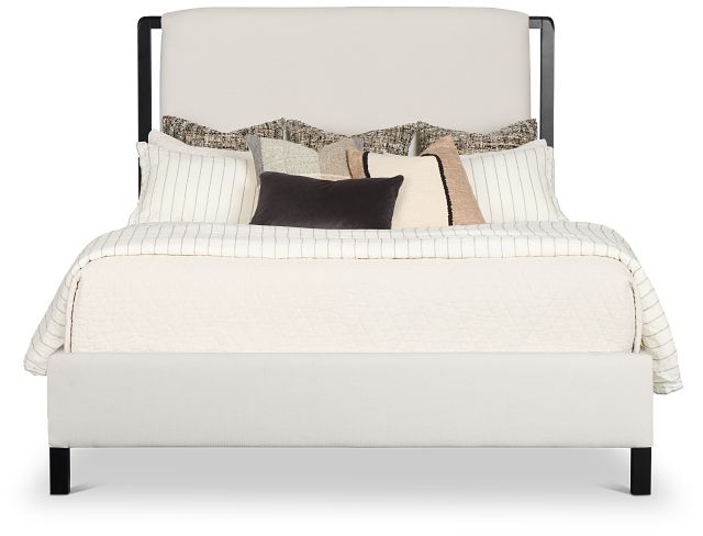 Highland Black Uph Panel Bed