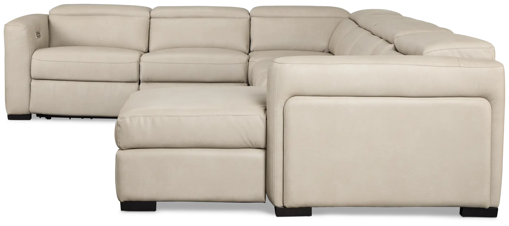 Melody Light Gray Storage Medium Right Dual Power Chaise Sleeper Sectional Melody Light Gray Storage Medium Right Dual Power Chaise Sleeper Sectional