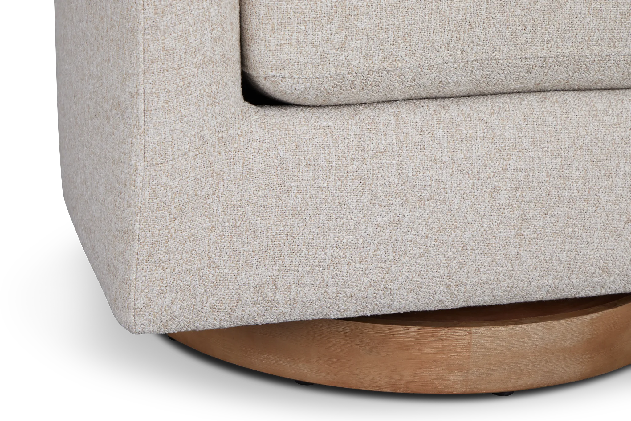 Paloma Beige Fabric Accent Chair