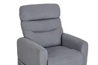 Canton Gray Fabric Power Lift Recliner