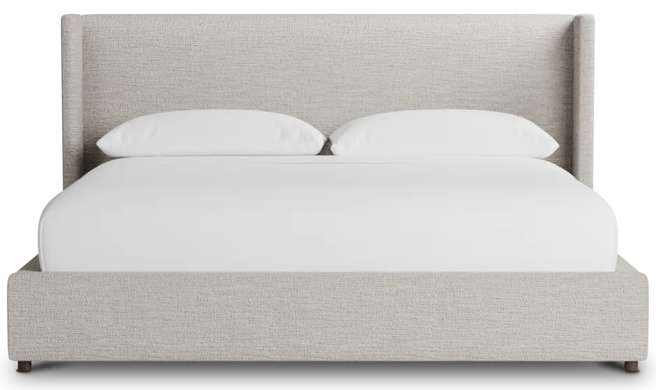 Captiva Maguire Pewter 48" Upholstered Shelter Bed