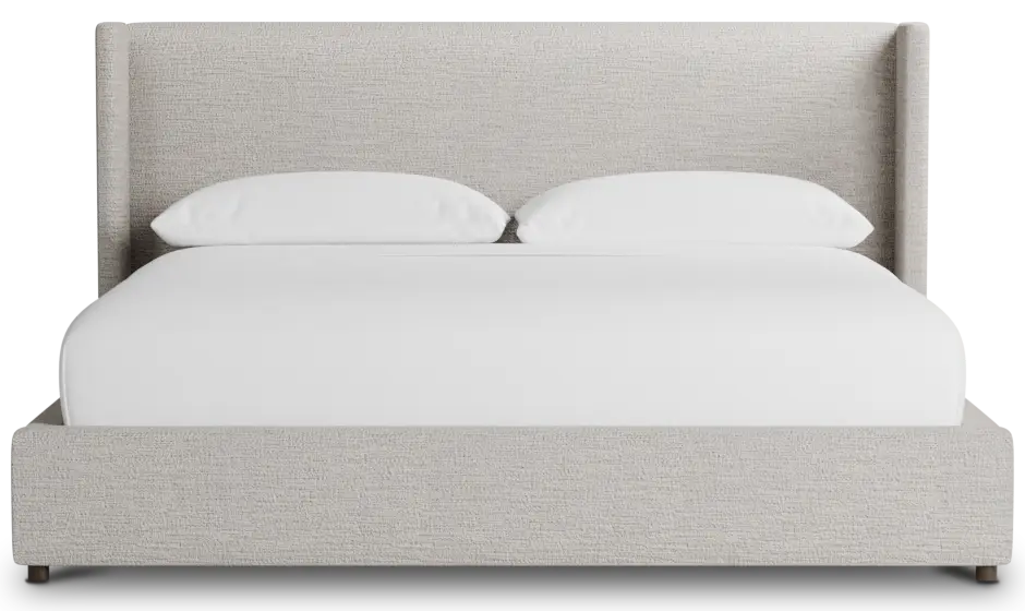 Captiva Maguire Pewter 48" Upholstered Shelter Bed Captiva Maguire Pewter 48" Upholstered Shelter Bed