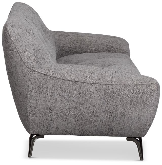 Zoey Dark Gray Fabric Sofa