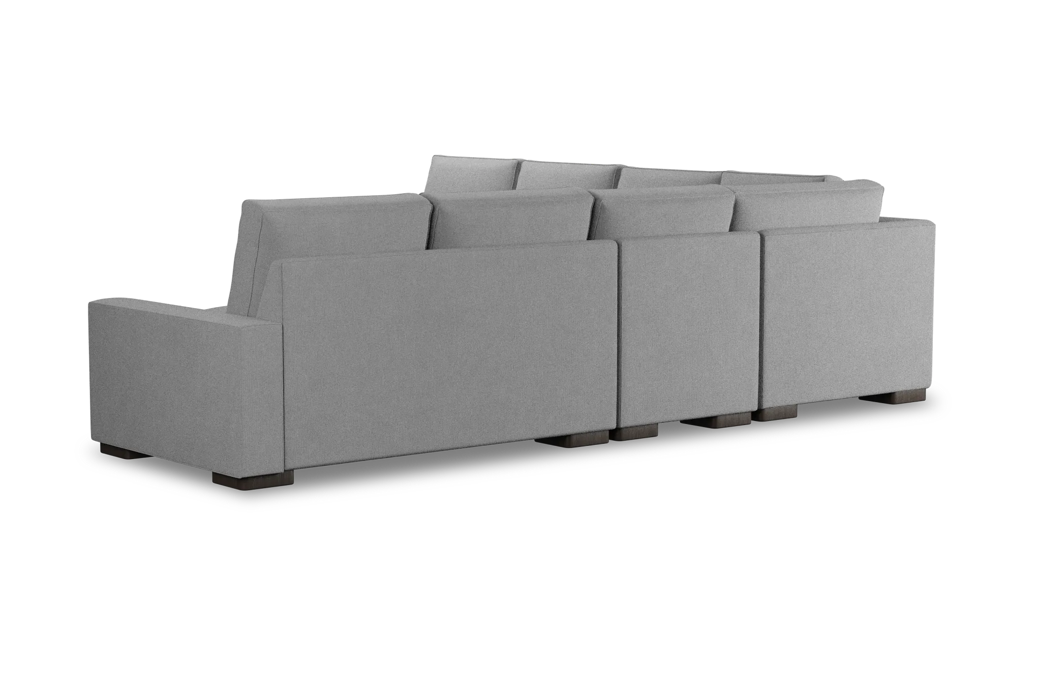 Edgewater Suave Gray Large Two-arm Sectional