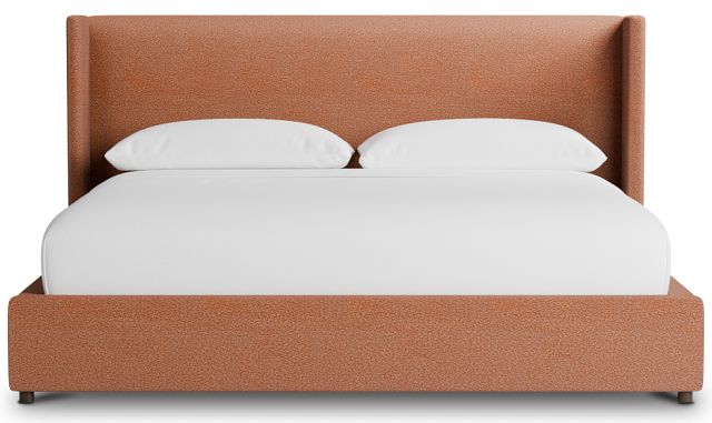Captiva Sutton Orange 48" Upholstered Shelter Bed