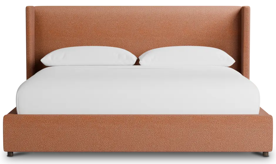 Captiva Sutton Orange 48" Upholstered Shelter Bed Captiva Sutton Orange 48" Upholstered Shelter Bed