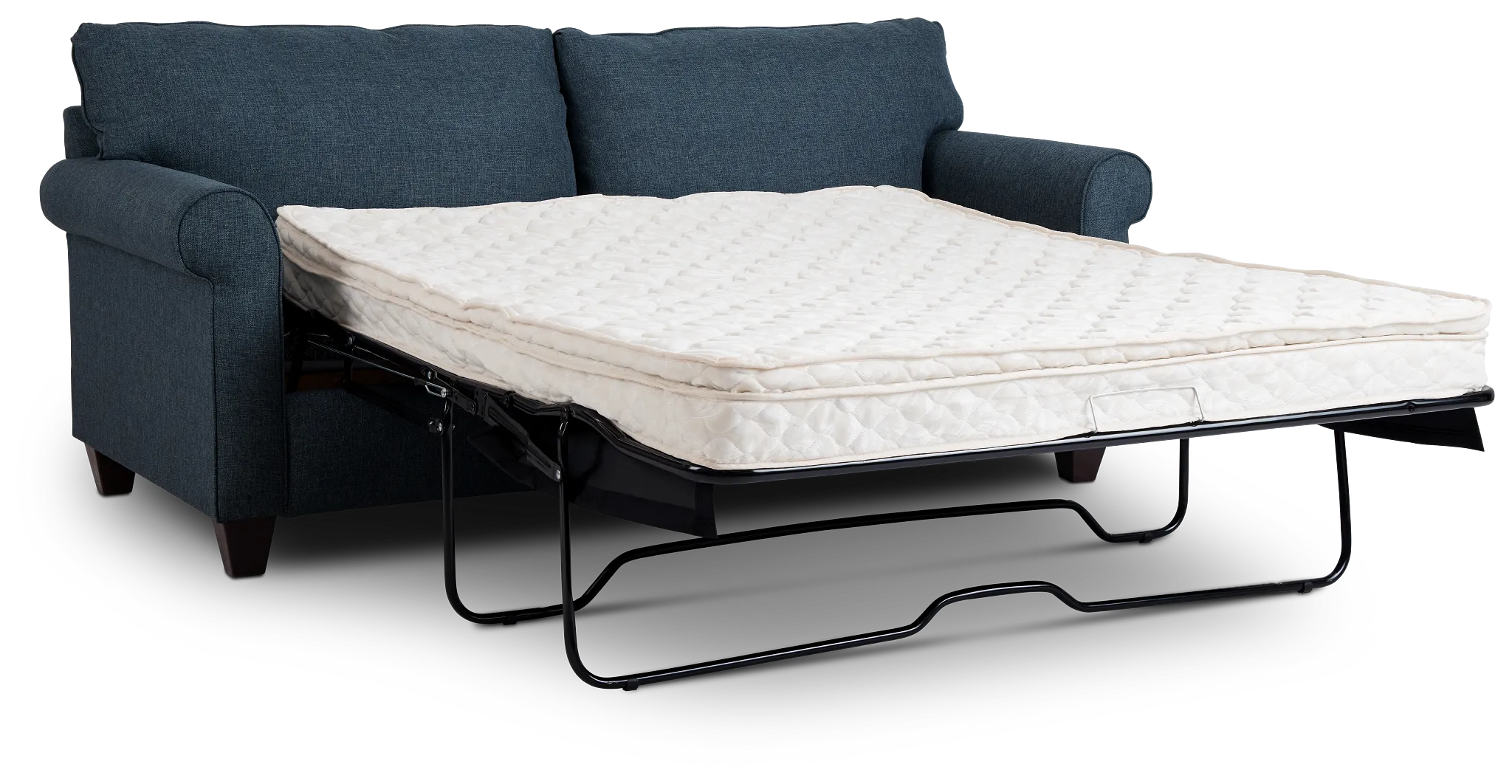 Cameron Blue Fabric Innerspring Sleeper