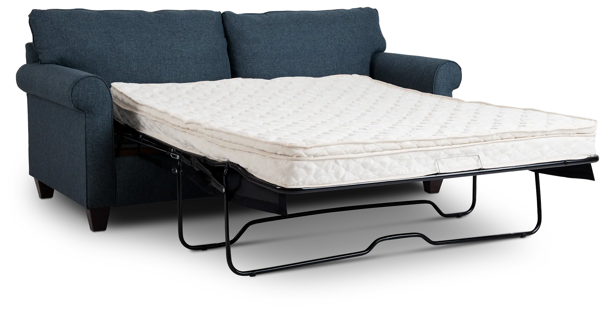 Cameron Blue Fabric Innerspring Sleeper Cameron Blue Fabric Innerspring Sleeper