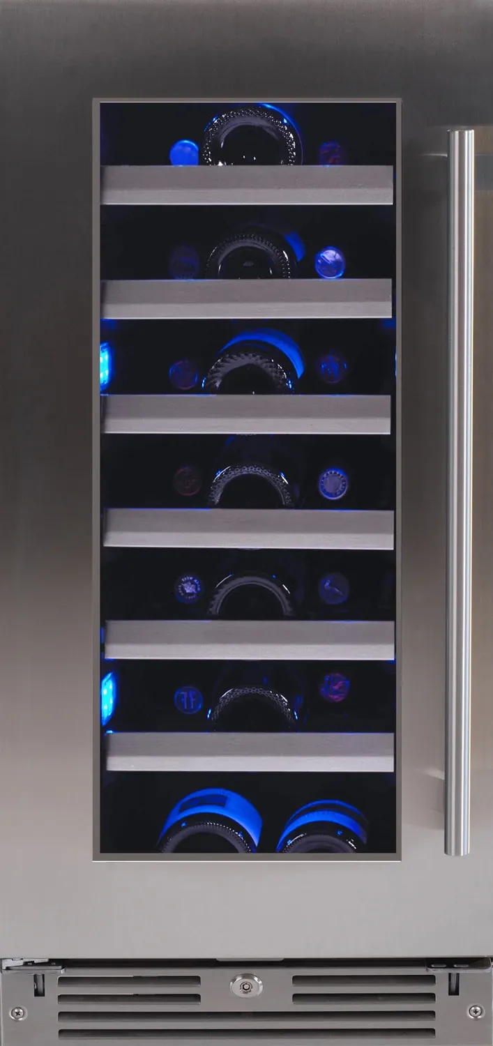 Xo Appliance 15 Series Wine Cooler Stainless Steel Lt Hinge Specialty Refrigerator