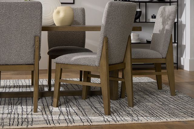 Modesto Light Tone Upholstered Side Chair