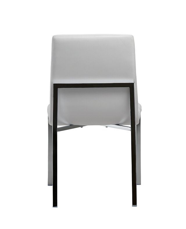 Amalfi White Upholstered Side Chair