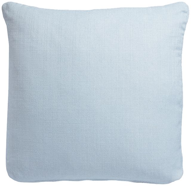 Zeke Light Blue 20" Accent Pillow