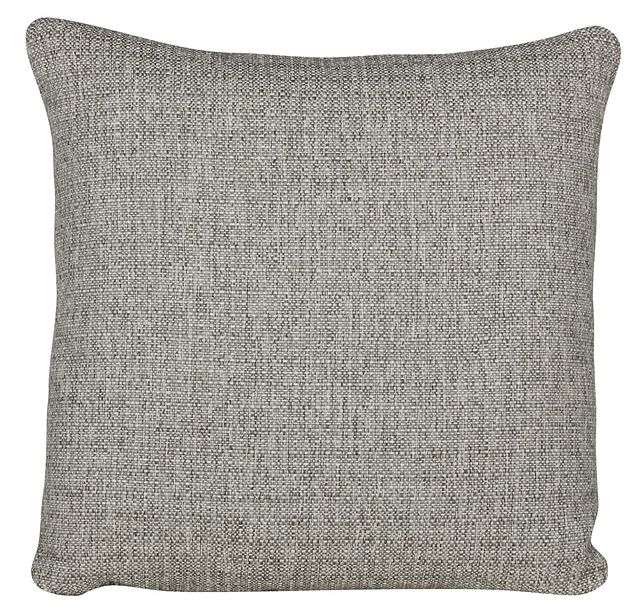 Austin Gray Fabric Square Accent Pillow (0)