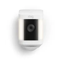 Ring Spotlight Cam Plus Battery White Outdoor Security Cameras