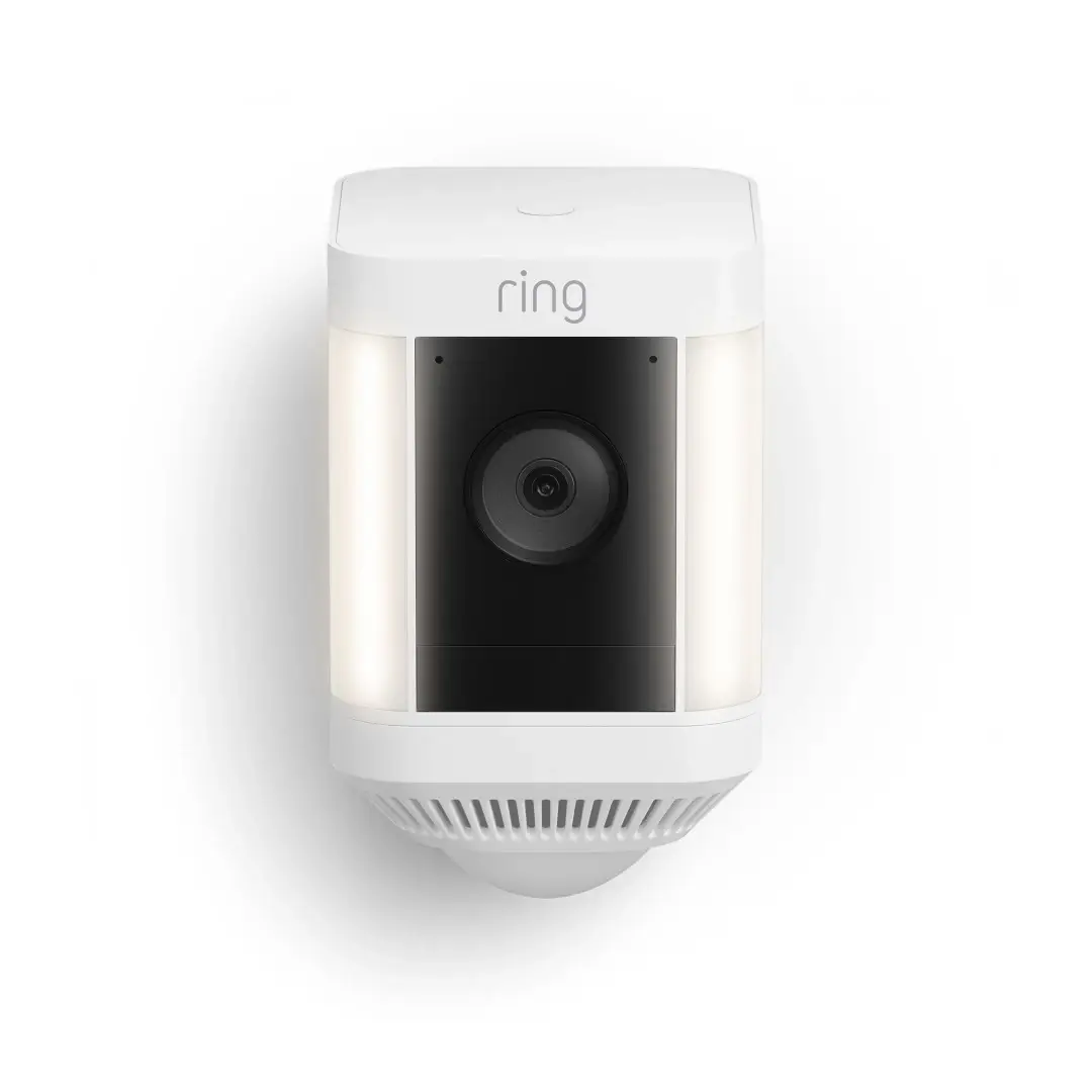 Ring Spotlight Cam Plus Battery White Outdoor Security Cameras Ring Spotlight Cam Plus Battery White Outdoor Security Cameras