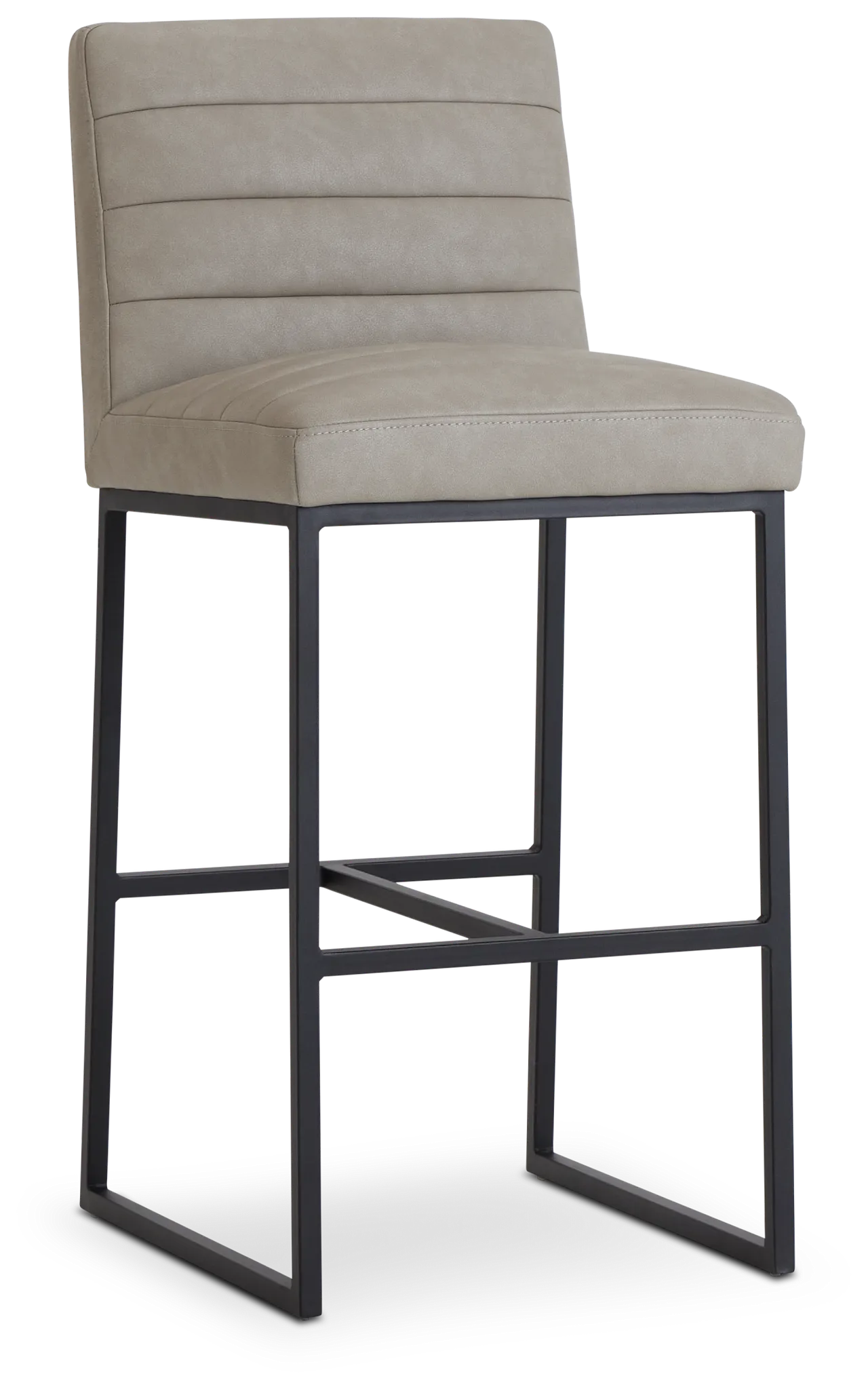 Miller Light Gray 30" Upholstered Barstool
