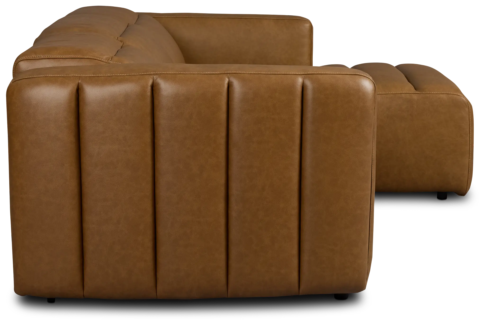 Jace Medium Brown Lthr/vinyl Right Chaise Power Reclining Sectional Jace Medium Brown Lthr/vinyl Right Chaise Power Reclining Sectional