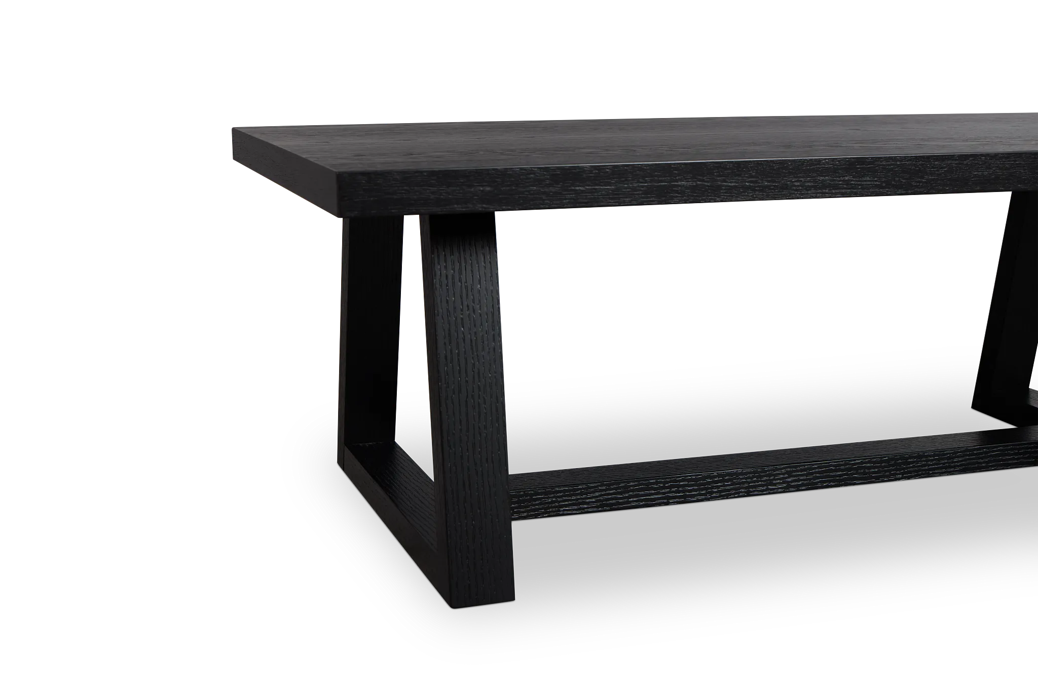 Williamsburg Black Rectangular Coffee Table