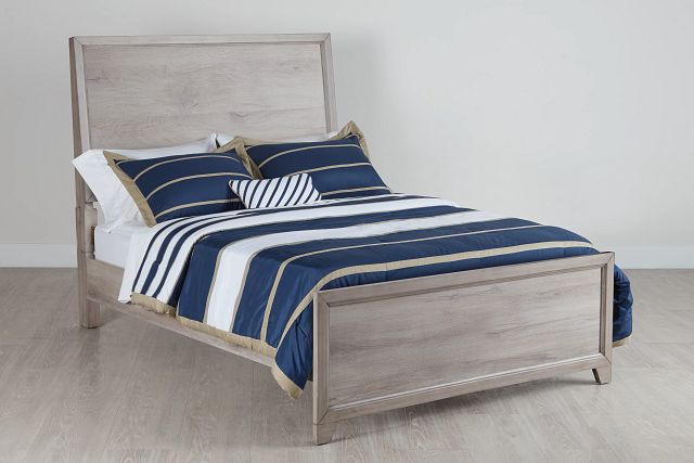Rivercreek Gray Wood Panel Bed