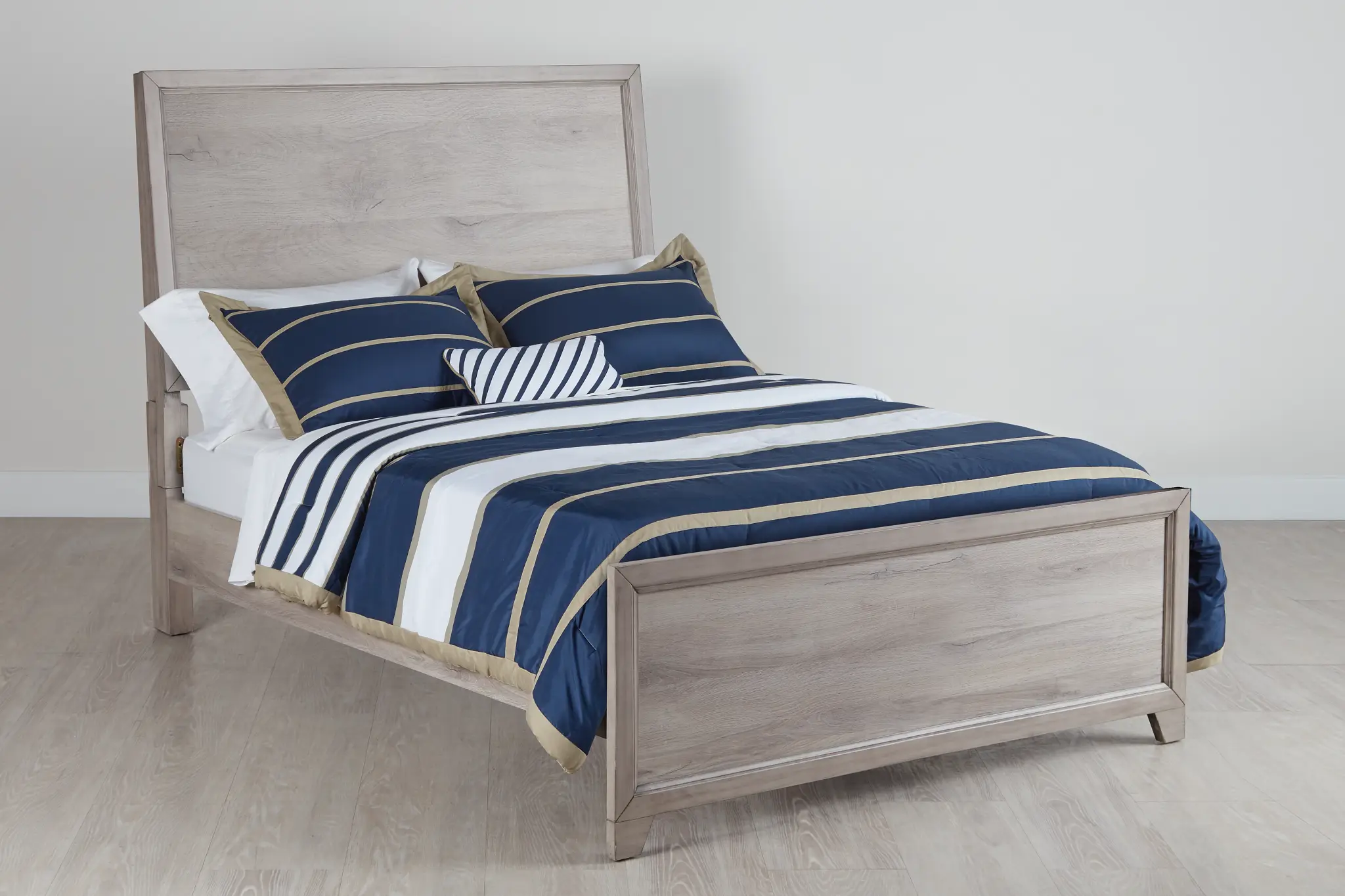 Rivercreek Gray Wood Panel Bed Rivercreek Gray Wood Panel Bed