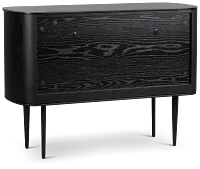 Kayden Black Two-door Cabinet