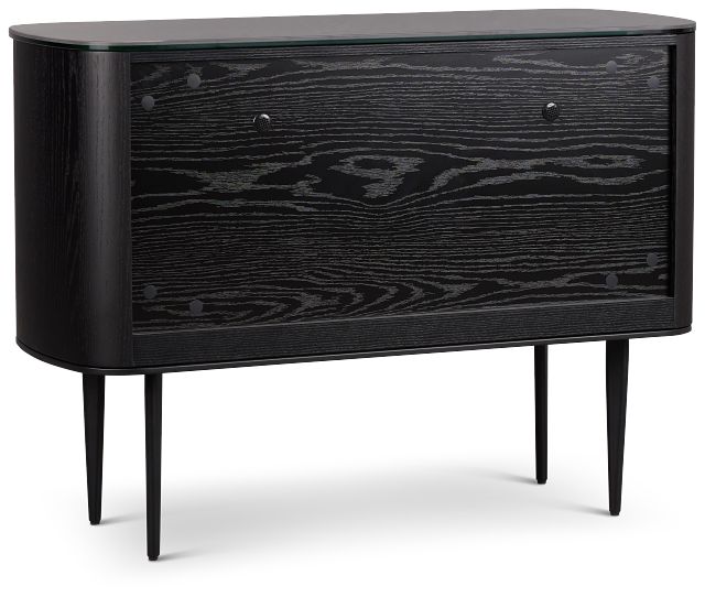 Kayden Black Two-door Cabinet