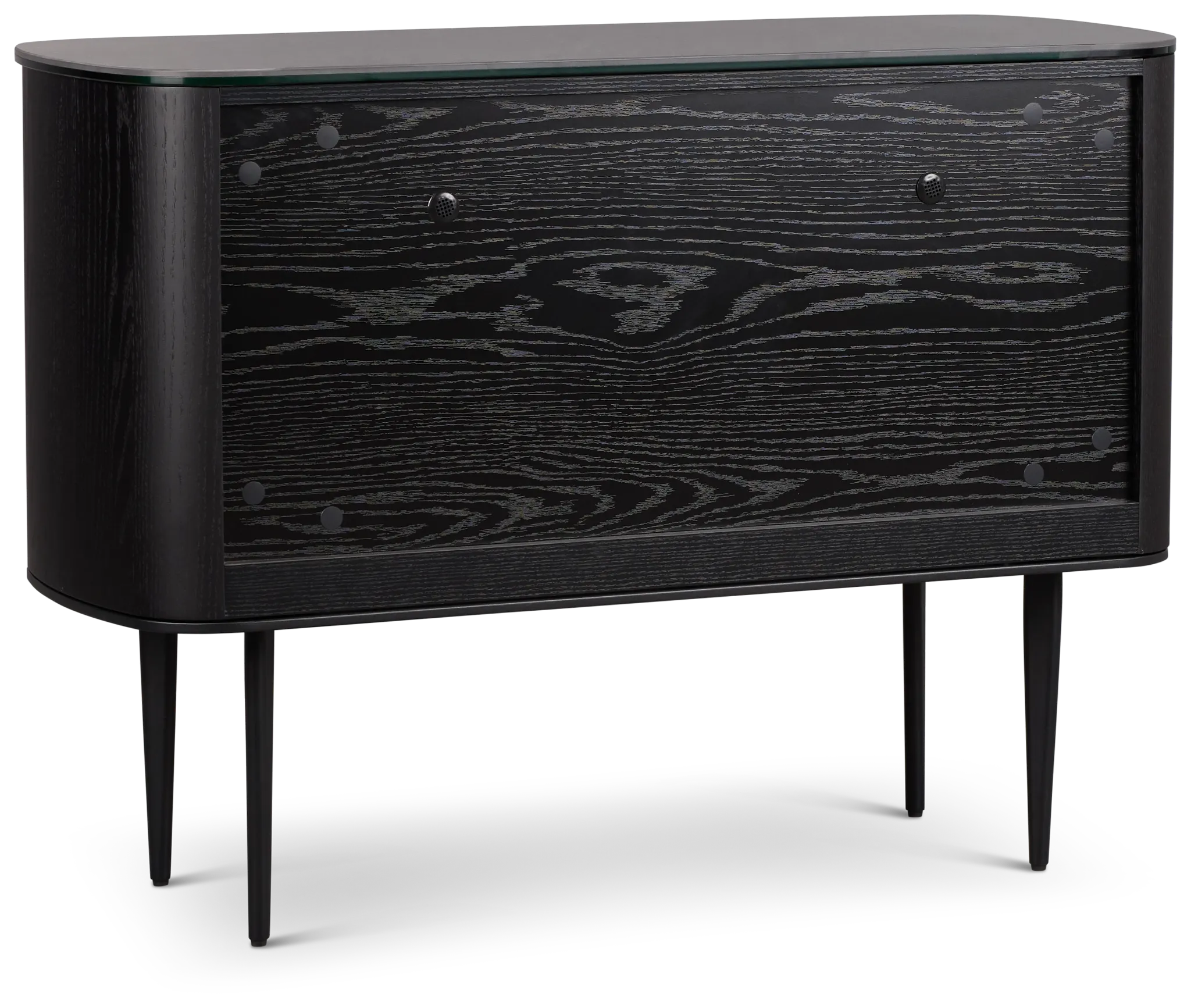 Kayden Black Two-door Cabinet