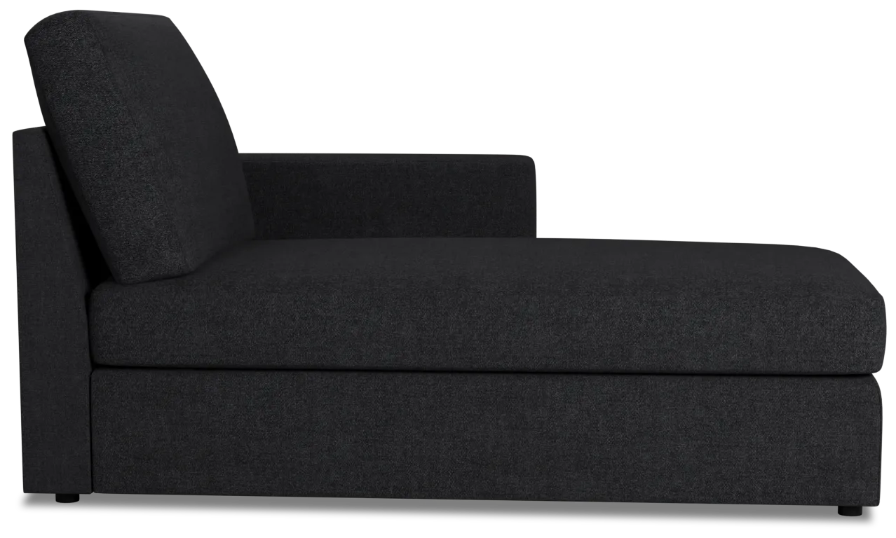 Citymod Dark Gray Fabric Right Chaise