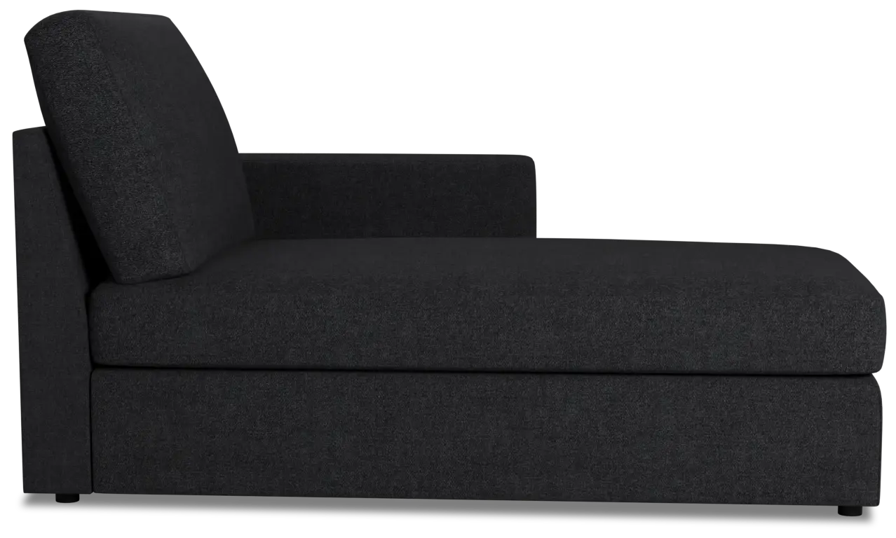 Citymod Dark Gray Fabric Right Chaise Citymod Dark Gray Fabric Right Chaise