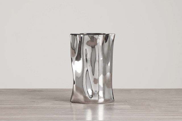 Addie Silver Large Vase